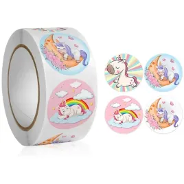 naklejki-jednorozce-jednorozec-unicorn-dziewczynka-4-wzory-25cm-50szt