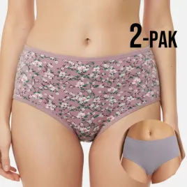 2-pak-majtki-damskie-figi-bawelniane-gladkie-wzorzyste-zestaw-xl