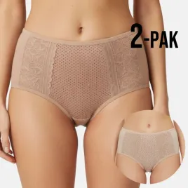 2-pak-majtki-figi-damskie-bawelniane-nadruk-koronka-pelne-zestaw-xl
