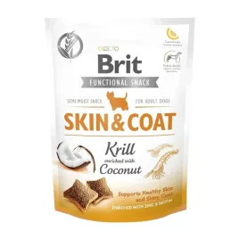 Zdjęcie produktu BRIT FUNCTIONAL SNACK SKIN&COAT KRILL PRZYSMAKI DLA PSA 150g