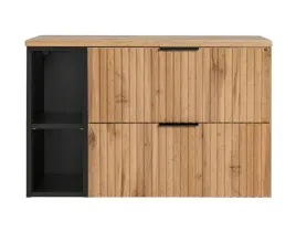 dab-wotan-zestaw-pod-umywalke-100-cm-z-blatem-i-regalem-ryflowane-szuflady