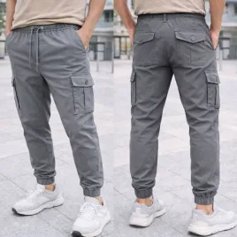 spodnie-meskie-joggery-bawelniane-bojowki-cargo-casual-grafitowe-38