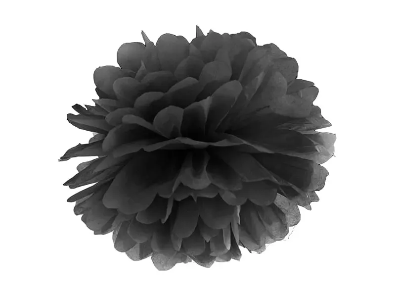 pompon-bibulowy-czarny-25cm