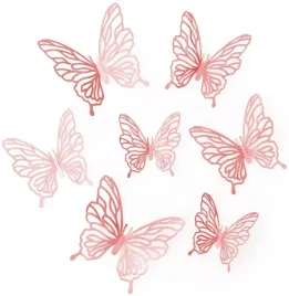 motylki-motyle-3d-rose-gold-azurowe-metaliczne-12-sztuk-na-sciane-samochod