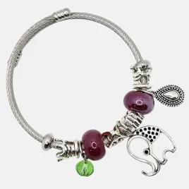 bransoletka-damska-charms-z-zawieszkami-koralikami-bordo-12-cm