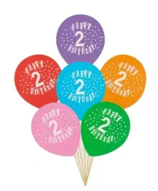 balony-mix-kolorowe-drugie-cyfra-2-urodziny-6-szt