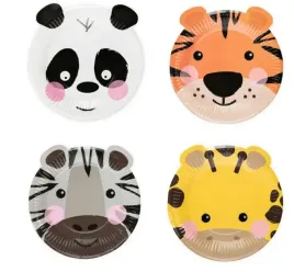 talerzyki-papierowe-zwierzeta-urodziny-zoo-roczek-talerz-zyrafa-panda-zebra