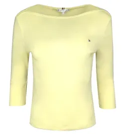 tommy-hilfiger-bluzka-damska-slim-zolta-l
