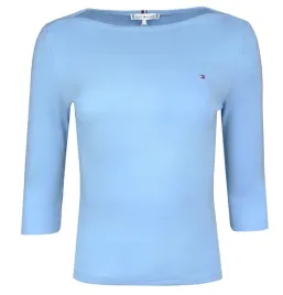 tommy-hilfiger-bluzka-damska-slim-niebieska-s