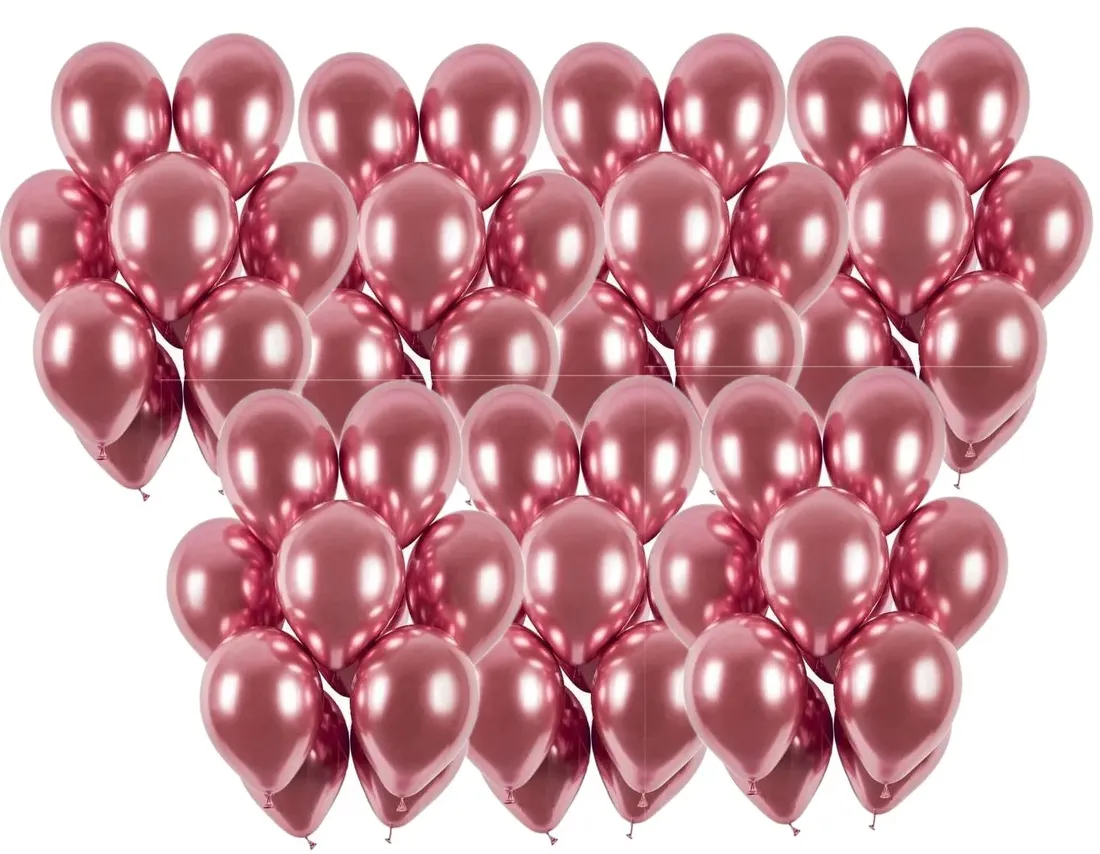 balony-chromowane-shiny-10-cali-rozowy-50-szt-glossy