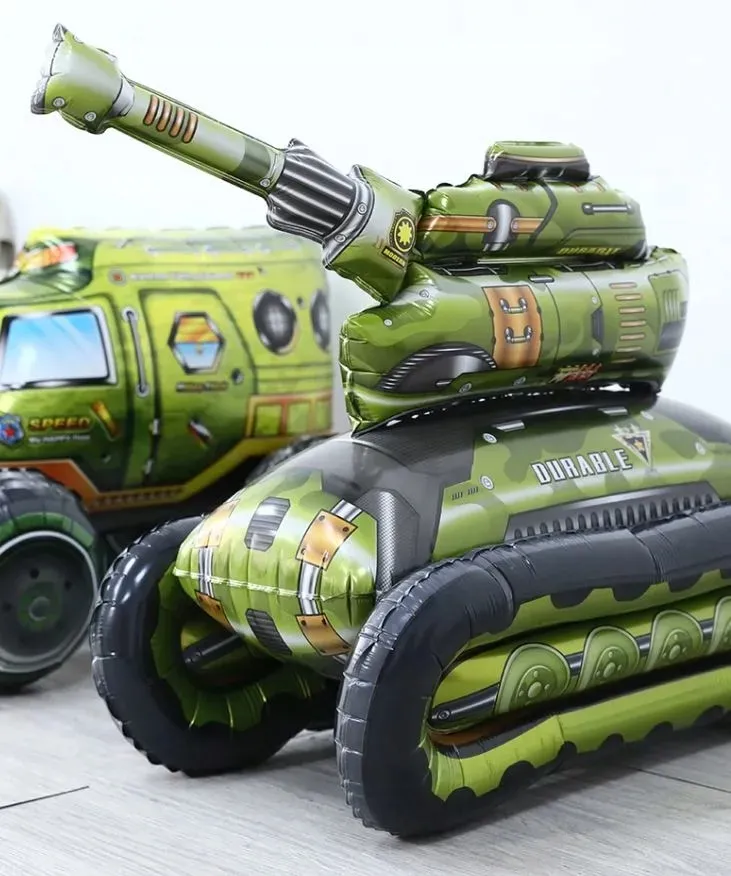 balon-foliowy-czolg-3d-do-zlozenia-dla-chlopca-zielony-maszyny-wojskowe