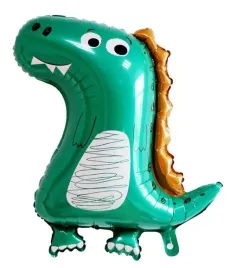 foliowy-balon-dinozaur-zielony-urodziny-przyjecie-roczek-na-hel-dekoracja