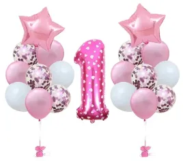 balony-rozowe-z-konfetti-roczek-cyfra-1-pierwsze-urodziny-biale-dziewczynki
