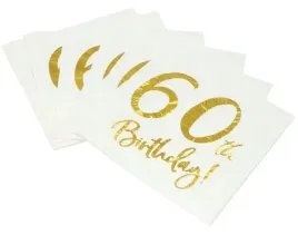 papierowe-serwetki-60-urodziny-biale-zlote-party
