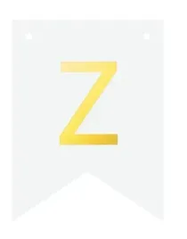 baner-diy-bialy-ze-zlota-litera-flagi-literka-z