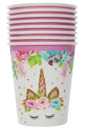 kubki-papierowe-6-szt-unicorn-jednorozec-kubeczki-jednorazowe-urodziny