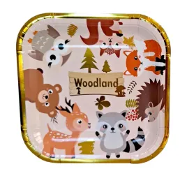 talerzyki-papierowe-zwierzatka-lesne-zwierzeta-zoo-urodziny-roczek-talerze