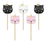 swieczki-urodzinowe-na-tort-kotki-zestaw-5-szt-urodziny-rozowe-czarne-mix
