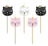 swieczki-urodzinowe-na-tort-kotki-zestaw-5-szt-urodziny-rozowe-czarne-mix-stan-nowy