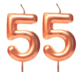 swieczki-na-tort-55-urodziny-rose-gold-metaliczne-rozowe-zloto-przyjecie