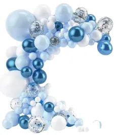 girlanda-balonowa-niebieska-biala-zestaw-balonow-chlopiec-chrzest-urodziny