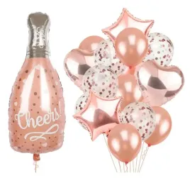 zestaw-balonow-szampan-urodziny-rozowe-zloto-rose-gold-wieczor-panienski