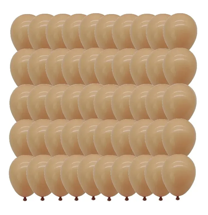 balony-pastelowe-urodzinowe-brazowy-5-cali-50-szt