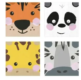 papierowe-serwetki-urodziny-zwierzeta-zoo-roczek-zebra-panda-zyrafa-tygrys