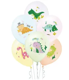 zestaw-balonow-dinozaury-6-szt-balony-urodziny-35-cm-pastelowe-balony-mix