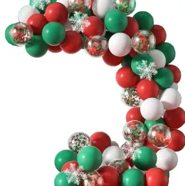 girlanda-balonowa-swieta-zielona-czerwona-konfetti-swiateczne-balony-luk