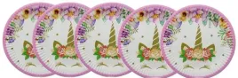 talerzyki-papierowe-23-cm-urodziny-jednorozec-6-szt-przyjecie-party-eko