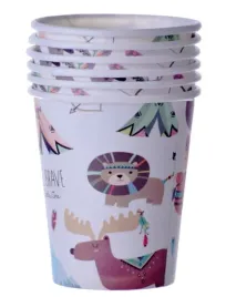 kubki-papierowe-kubeczki-indianskie-zwierzatka