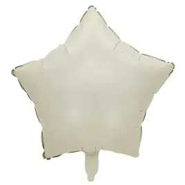 balon-foliowy-kremowe-ecru-gwiazda-matowa-45-cm