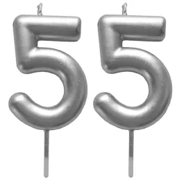 swieczka-na-tort-55-urodziny-srebrna-metaliczna