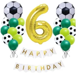 zestaw-balonow-szoste-cyfra-6-urodziny-pilka-football-zielone-zlote-lateks