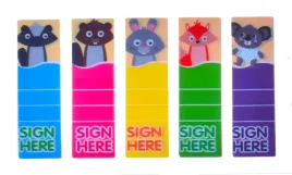 karteczki-samoprzylepne-zakladki-zwierzeta-100-szt-dla-dzieci-szkolne-zoo