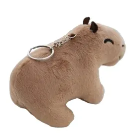 pluszowy-brelok-do-kluczy-plecaka-kapibara-breloczek-wisiorek-brazowy-13x8