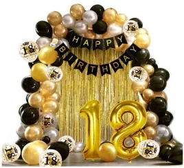 zestaw-balonow-zlote-czarne-balony-18-urodziny-osiemnastka-kurtyna-baner