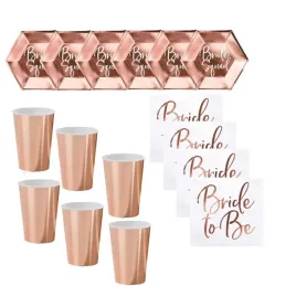 zestaw-rose-gold-wieczor-panienski-kubki-talerze