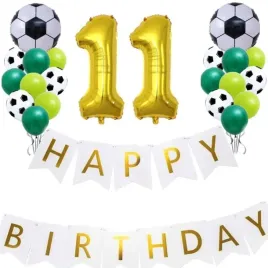 zestaw-balonow-11-urodziny-pilka-footbal-jedenaste-zielone-chlopiec-lateks