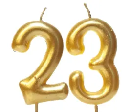 swieczki-na-tort-23-urodziny-zlote-metaliczne