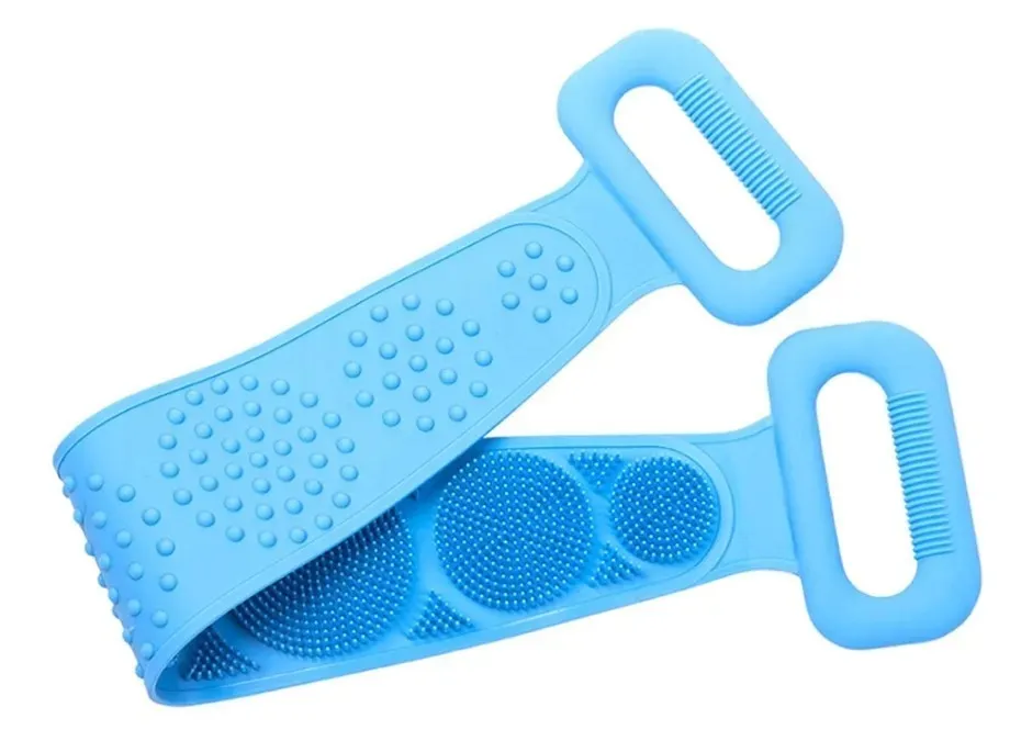 masazer-do-kapieli-mycie-plecow-nog-ciala-niebieskie-myjka-silikonowa-stan-nowy