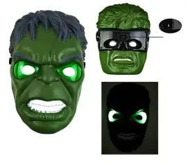 maska-zielona-hulk-bohater-karnawal-led-swiecaca