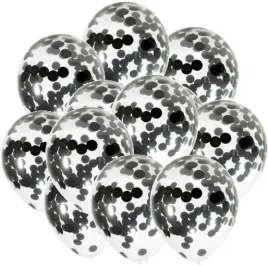 balony-duze-przezroczyste-czarne-konfetti-10-szt