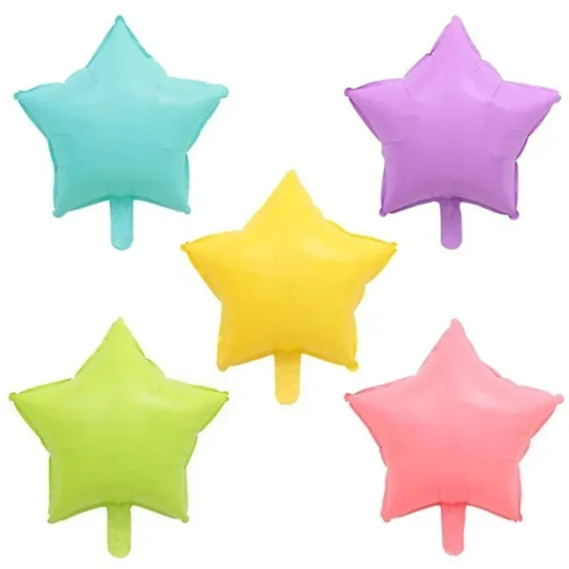 balony-foliowe-gwiazdki-pastelowe-45-cm-mix-5-szt-bukiet-roczek-urodziny