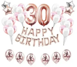 zestaw-balony-urodziny-30-trzydziestka-rose-gold-rozowe-zloto-srebrne
