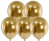 balony-chromowane-shiny-10-cali-zlote-5-szt-glossy-sylwester-wesele-chrzest