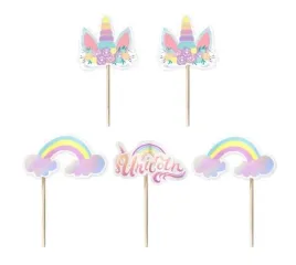 topper-toper-na-tort-jednorozec-urodziny-5-szt-unicorn-przyjecie-party