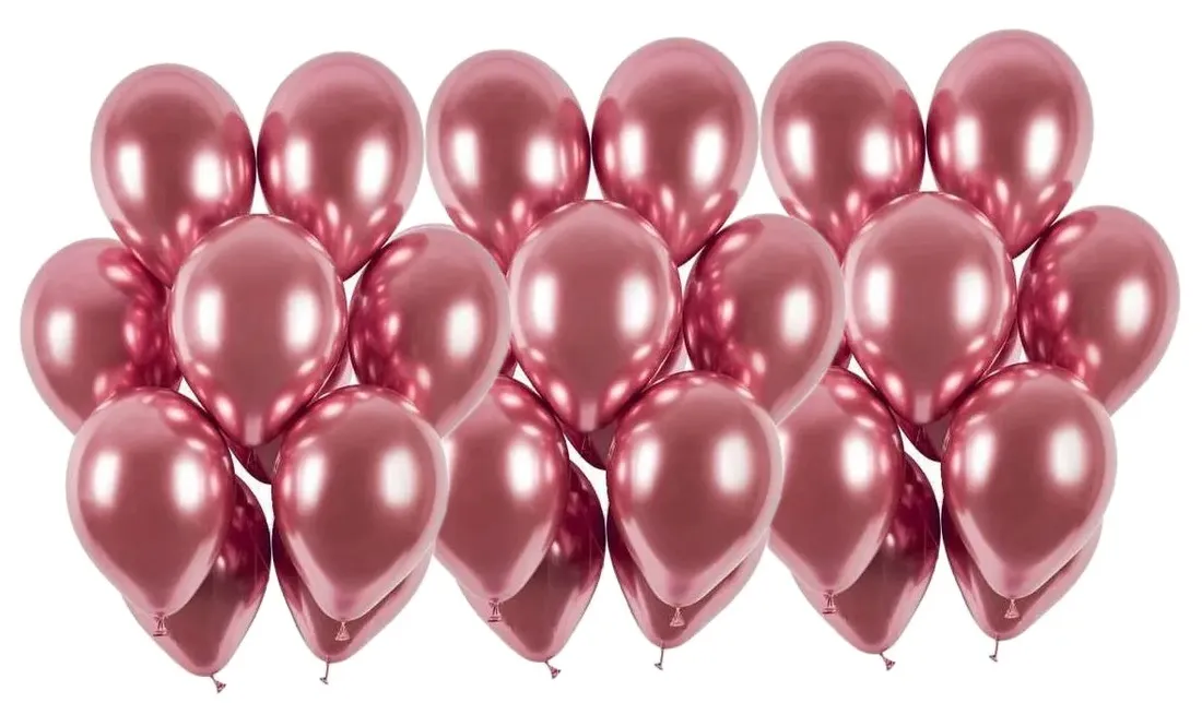 balony-chromowane-shiny-10-cali-rozowy-20-szt-glossy
