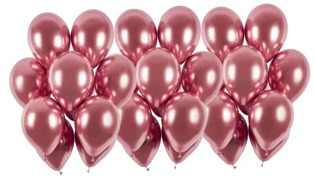 balony-chromowane-shiny-10-cali-rozowy-20-szt-glossy-material-lateks